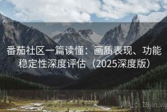 番茄社区一篇读懂：画质表现、功能稳定性深度评估（2025深度版）