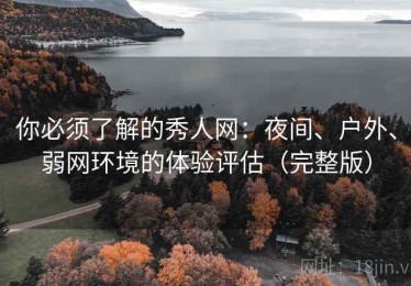 你必须了解的秀人网：夜间、户外、弱网环境的体验评估（完整版）