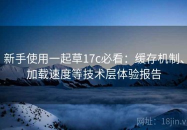 新手使用一起草17c必看：缓存机制、加载速度等技术层体验报告