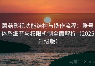 蘑菇影视功能结构与操作流程：账号体系细节与权限机制全面解析（2025升级版）