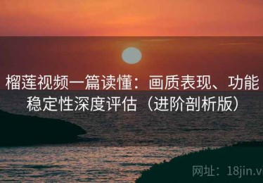 榴莲视频一篇读懂：画质表现、功能稳定性深度评估（进阶剖析版）