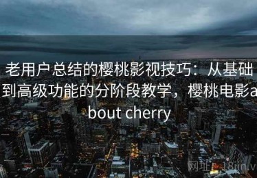 老用户总结的樱桃影视技巧：从基础到高级功能的分阶段教学，樱桃电影about cherry
