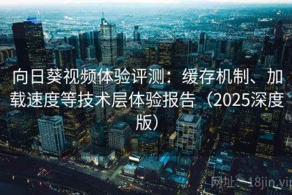 向日葵视频体验评测：缓存机制、加载速度等技术层体验报告（2025深度版）