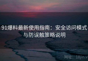 91爆料最新使用指南：安全访问模式与防误触策略说明