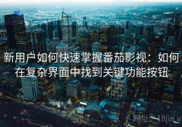 新用户如何快速掌握番茄影视：如何在复杂界面中找到关键功能按钮