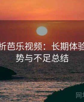 深度解析芭乐视频：长期体验后的优势与不足总结