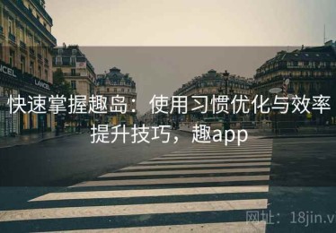 快速掌握趣岛：使用习惯优化与效率提升技巧，趣app