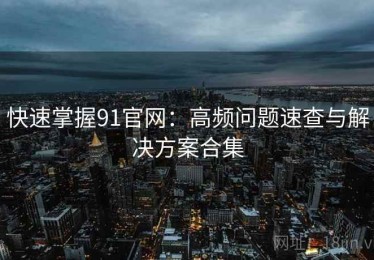 快速掌握91官网：高频问题速查与解决方案合集