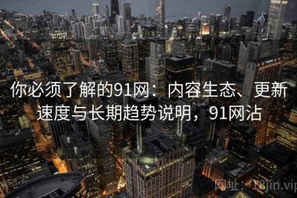 你必须了解的91网：内容生态、更新速度与长期趋势说明，91网沾
