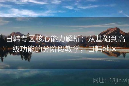 日韩专区核心能力解析：从基础到高级功能的分阶段教学，日韩地区