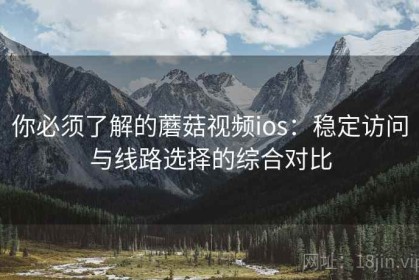 你必须了解的蘑菇视频ios：稳定访问与线路选择的综合对比