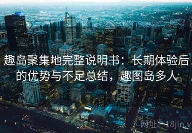 趣岛聚集地完整说明书：长期体验后的优势与不足总结，趣图岛多人