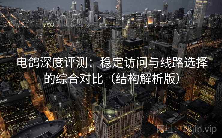 电鸽深度评测:稳定访问与线路选择的综合对比(结构解析版) 电鸽深度评测:稳定访问与线路选择的综合对比(结构解析版)