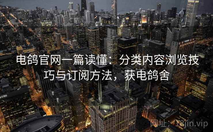 电鸽官网一篇读懂：分类内容浏览技巧与订阅方法，获电鸽舍