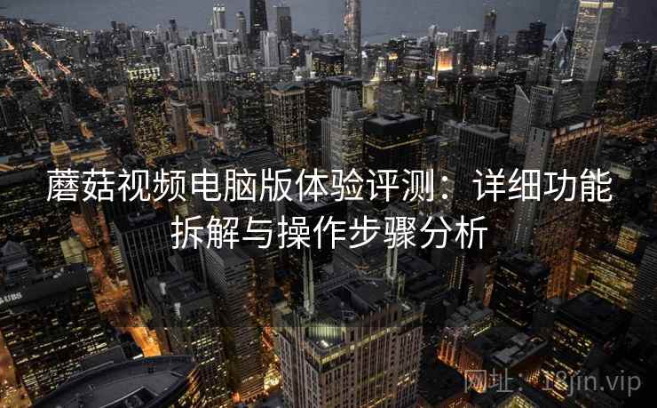 蘑菇视频电脑版体验评测：详细功能拆解与操作步骤分析