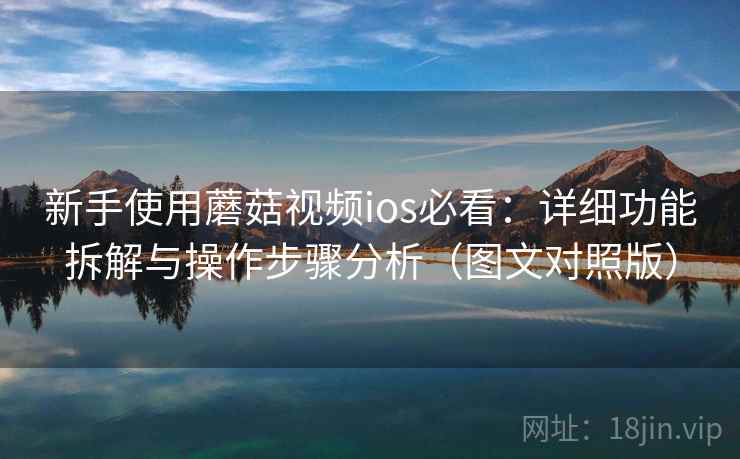 新手使用蘑菇视频ios必看：详细功能拆解与操作步骤分析（图文对照版）