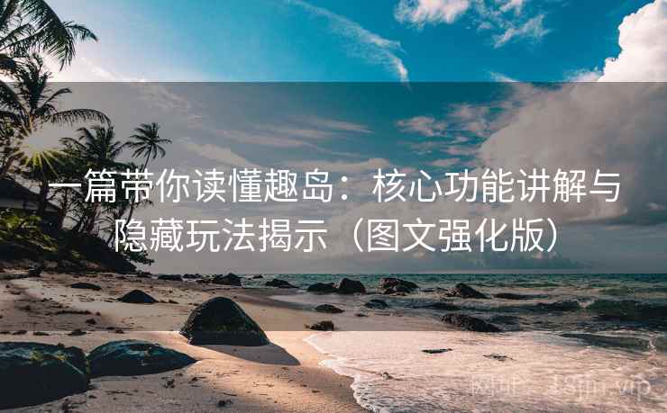 一篇带你读懂趣岛：核心功能讲解与隐藏玩法揭示（图文强化版）