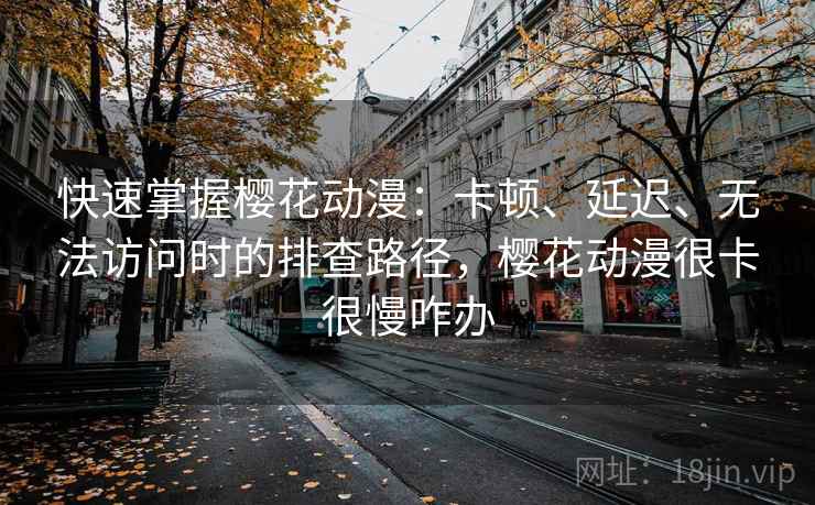 快速掌握樱花动漫：卡顿、延迟、无法访问时的排查路径，樱花动漫很卡很慢咋办